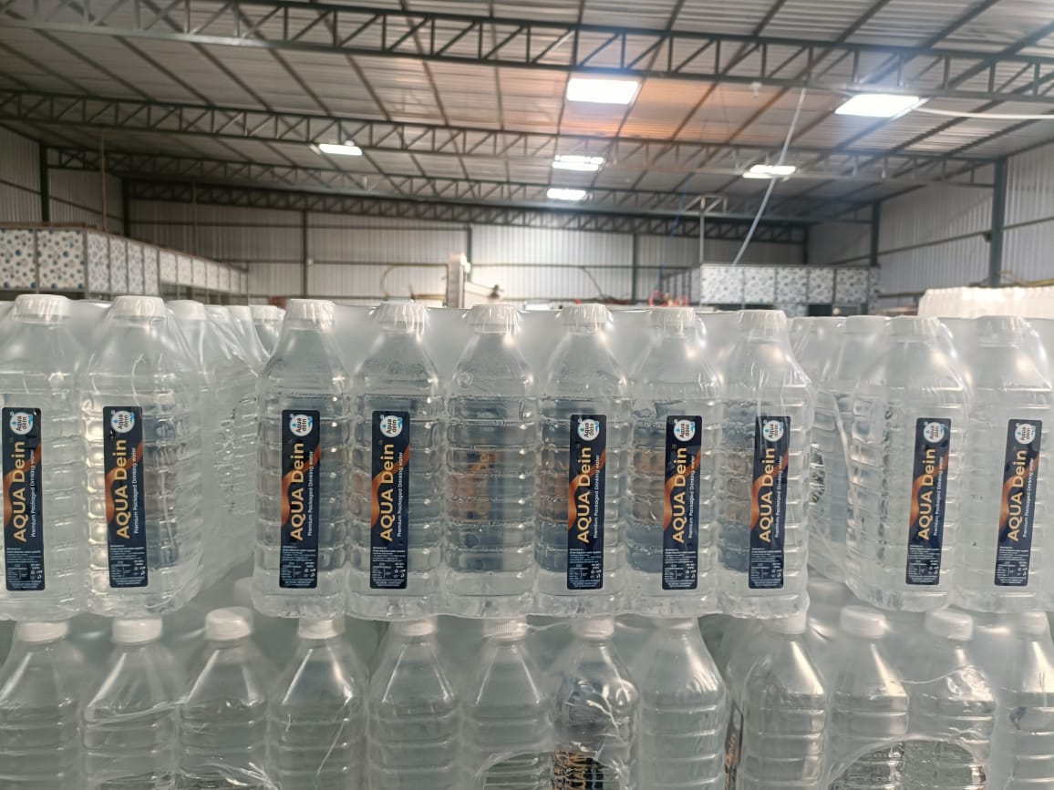 Aqua Dein 1 Litre packaged drinking water bottles