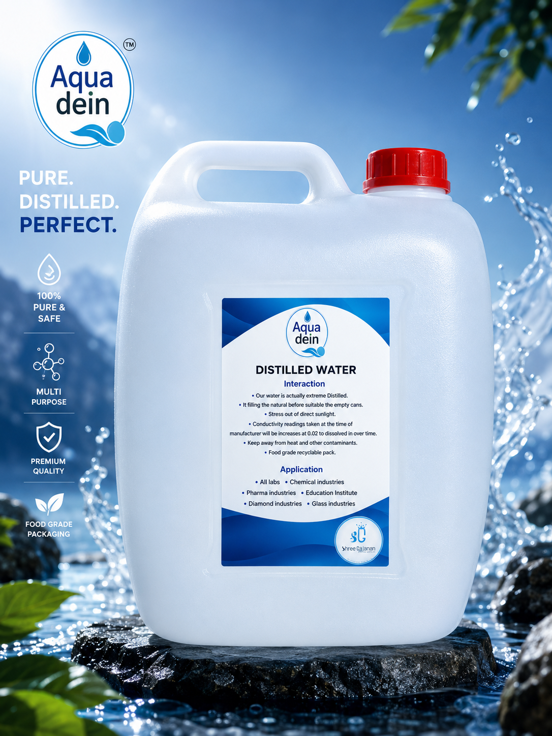 Distilled Water (20 L)